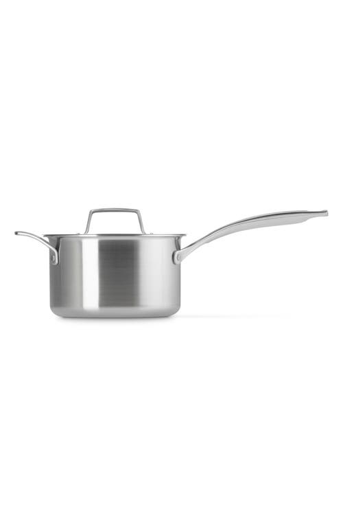 Le Creuset 3-quart Essential Stainless Steel Saucepan In Stainless Steel