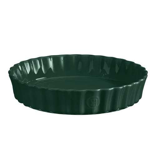 Emile Henry 9.5 Inch Deep Tart Dish In Brown