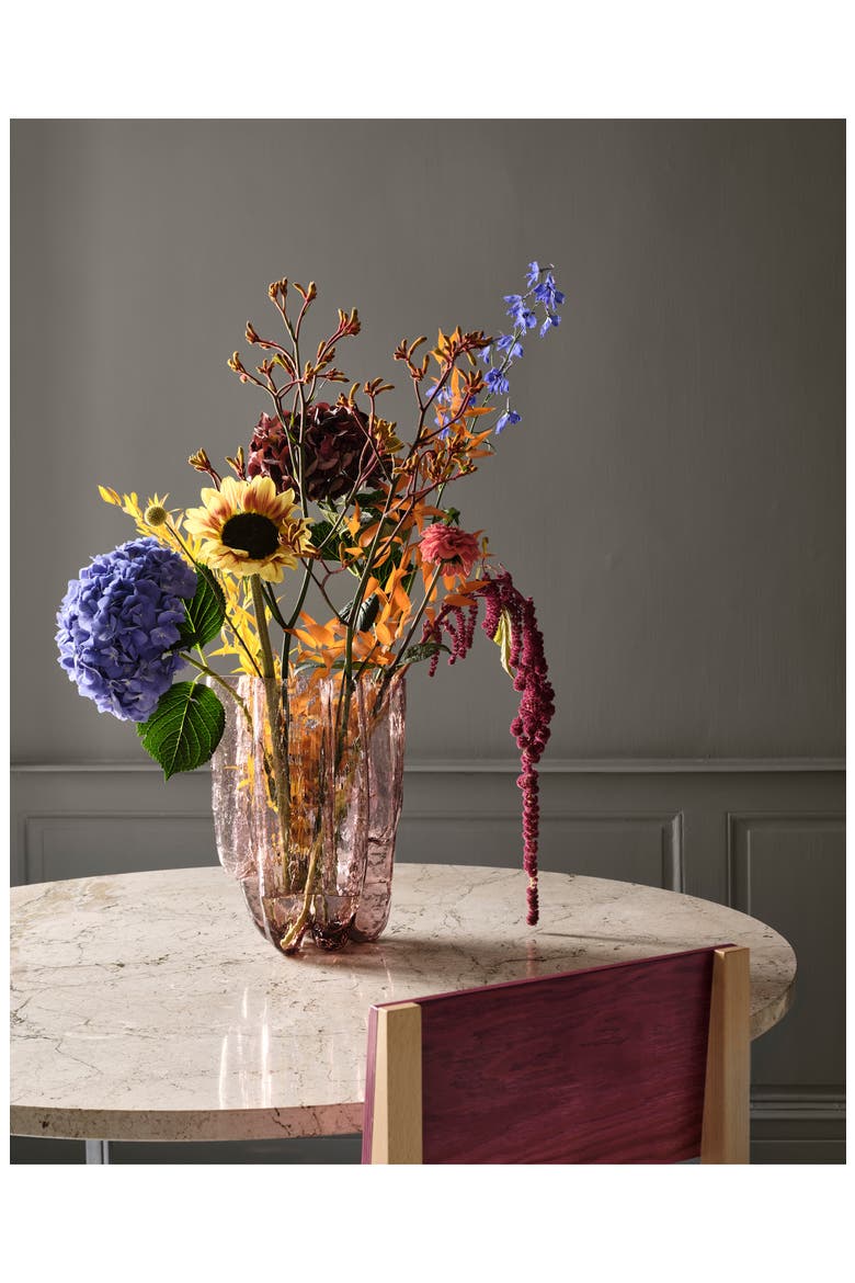 Crackle Extralarge Vase, Alternate, color, PINK