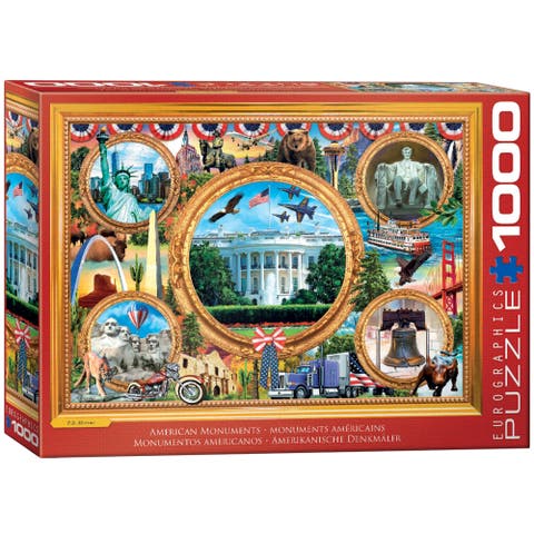 American Monuments 1000 Piece Puzzle