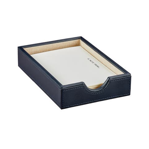 Classic Leather Memo Tray