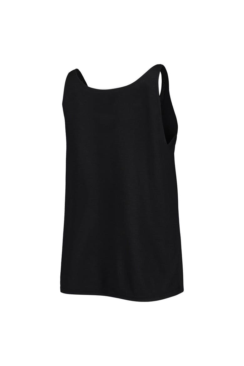 Women's Soft as a Grape Black Colorado Rockies Slouchy Tank Top, Alternate, color, Black