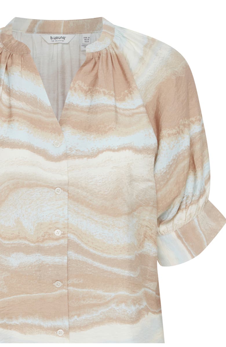 B.YOUNG Ihamma Top, Alternate, color, Cement Marble Mix