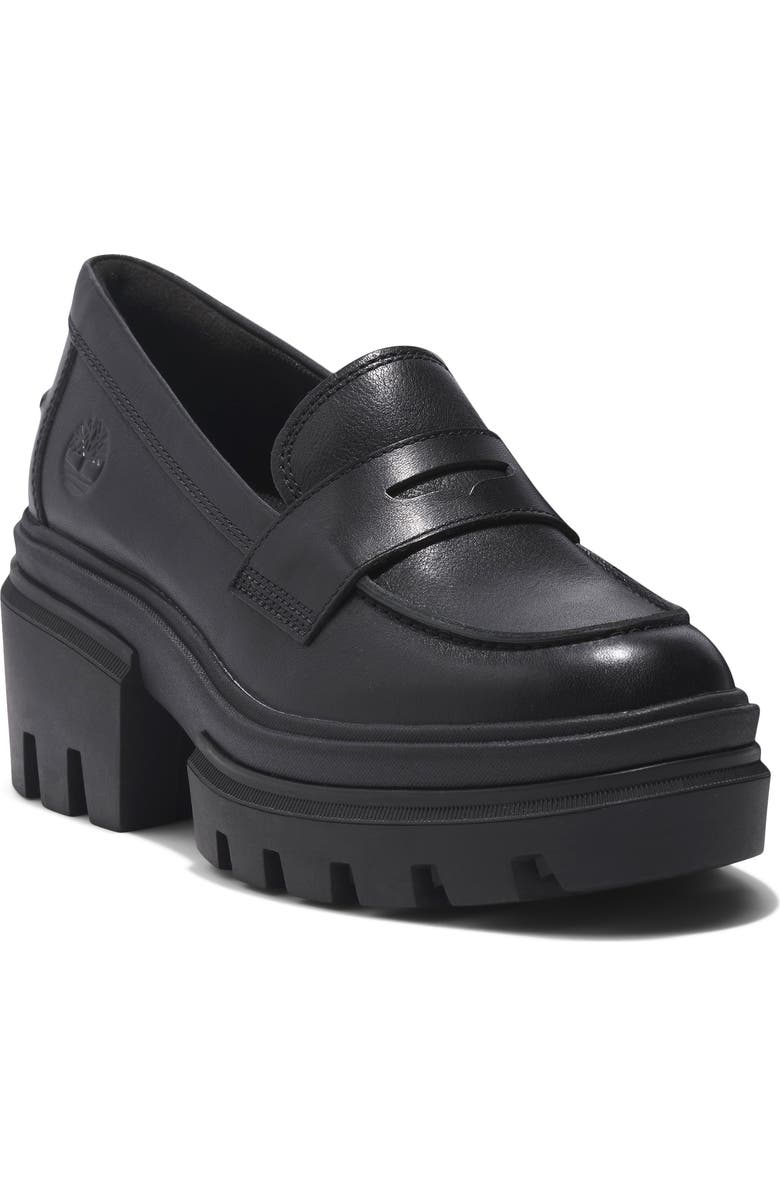 Timberland Everleigh Platform Penny Loafer, Main, color,