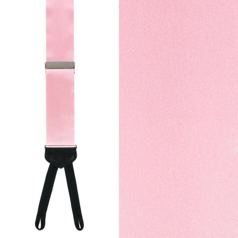 Big 
Tall Sutton Solid Silk Formal End Suspenders (Braces)