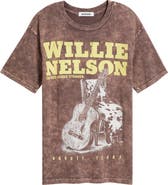 Daydreamer Willie Nelson Red Headed Stranger Cotton Graphic T-Shirt