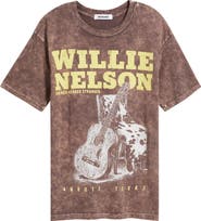 Daydreamer Willie Nelson Red Headed Stranger Cotton Graphic T-Shirt