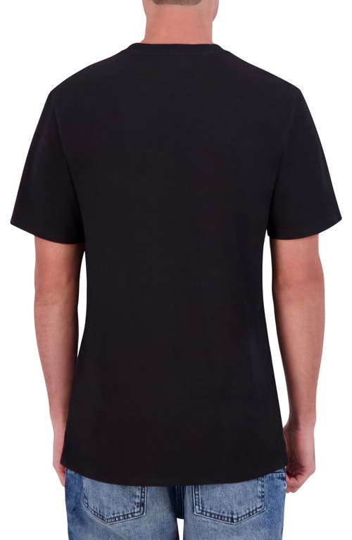 Karl Lagerfeld Paris Core Logo Cotton Graphic T-shirt In Black