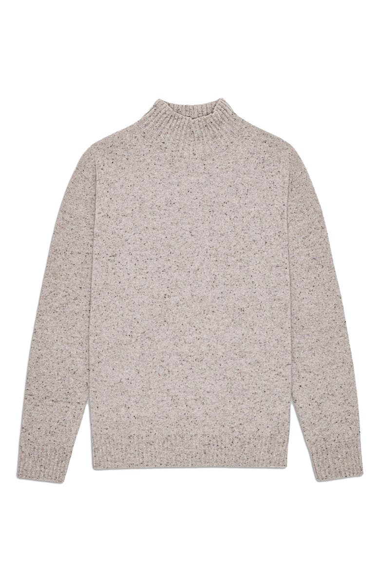 NN07 Aksel 6697 Wool Blend Mock Neck Sweater, Alternate, color, Ivory