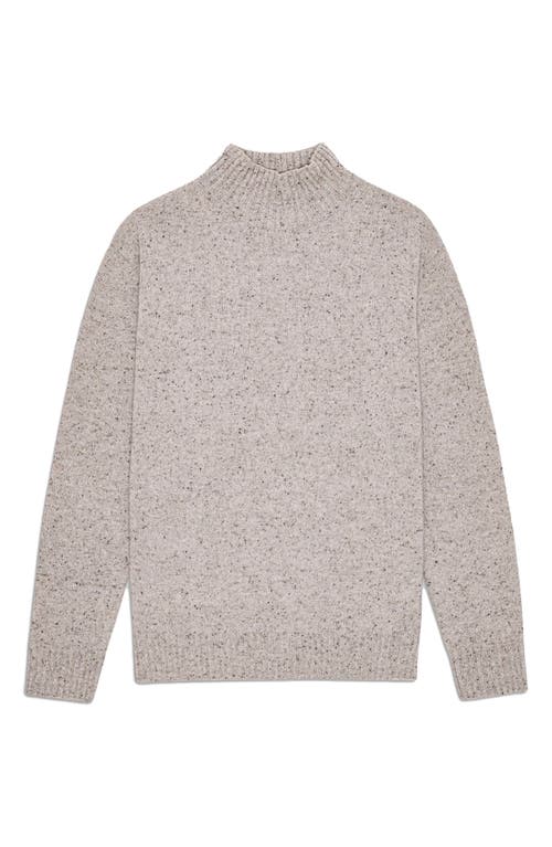 Nn07 Aksel 6697 Wool Blend Mock Neck Sweater In White