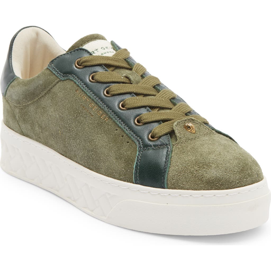 Kurt Geiger London Kensington Platform Sneaker In Green