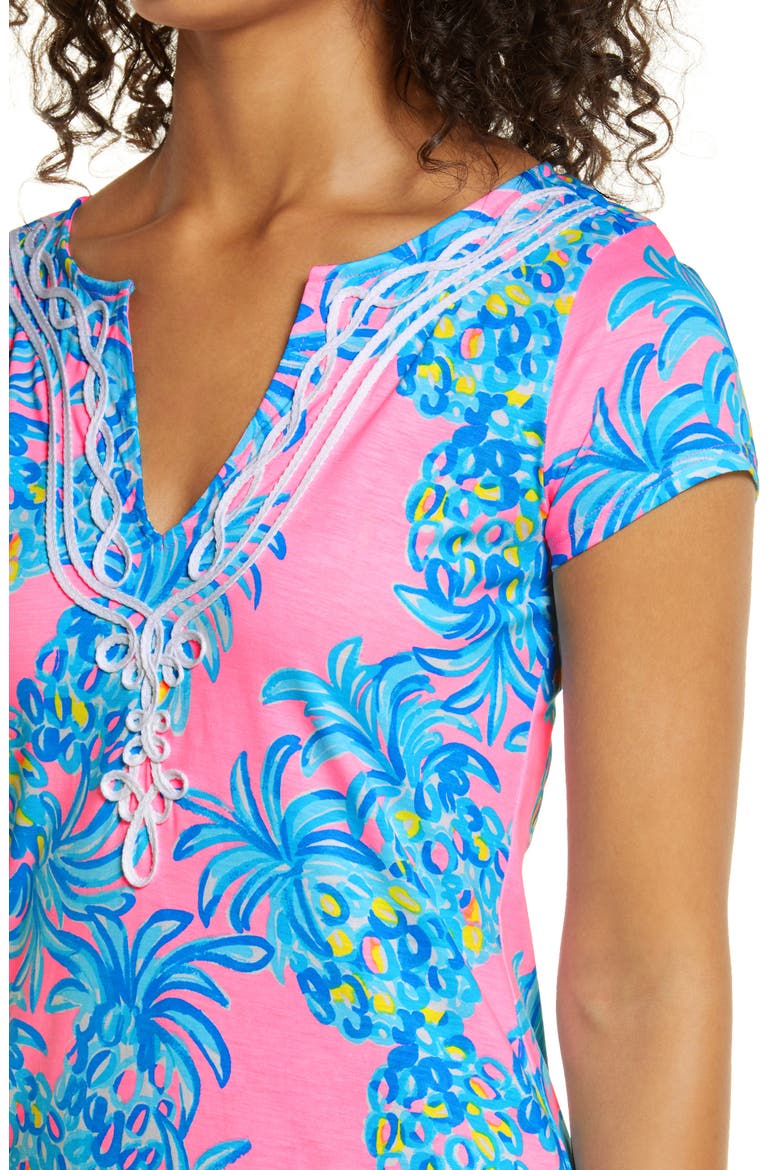 Brewster Shift Dress, Alternate, color, PELICAN PINK/ BEAT THE HEAT