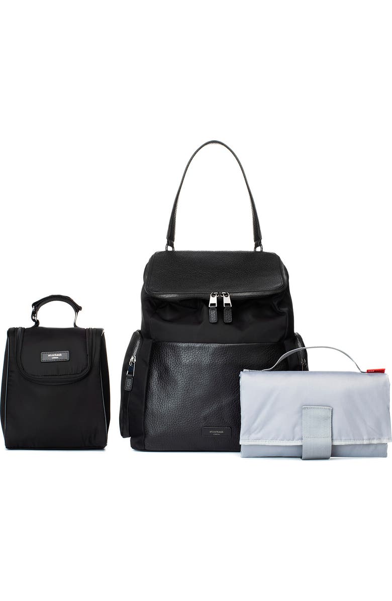 Storksak Alyssa Water Resistant Convertible Diaper Backpack, Alternate, color,