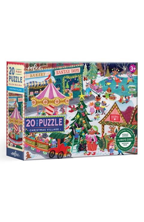 Kids' Christmas Village 20-Piece Puzzle