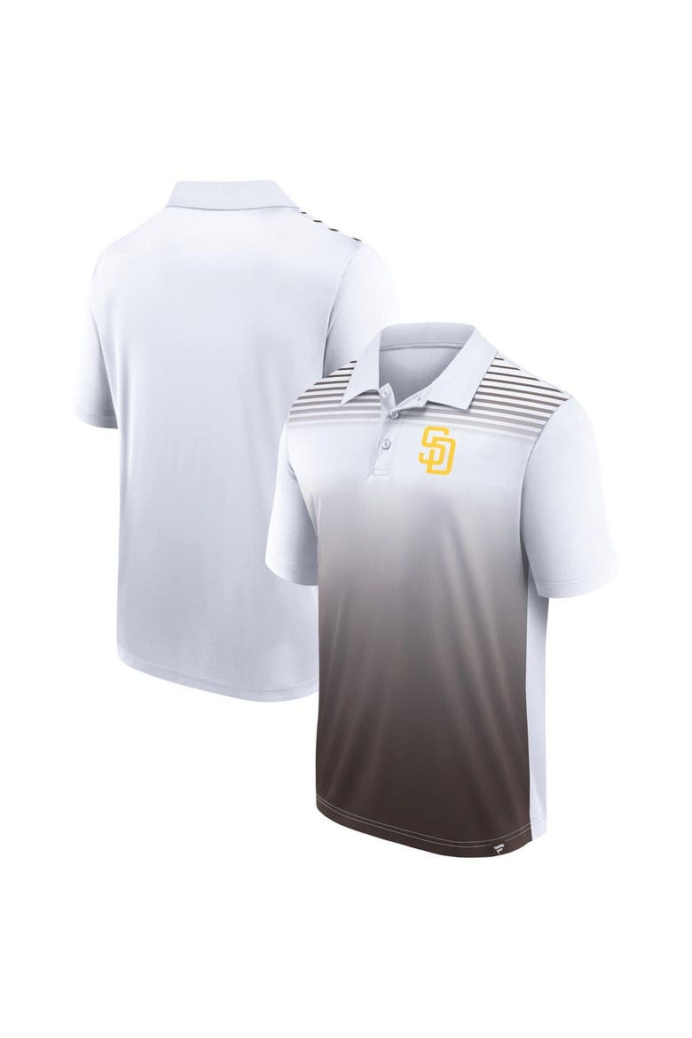 Men's Fanatics Branded White/Brown San Diego Padres Sandlot Game Polo, Main, color, White