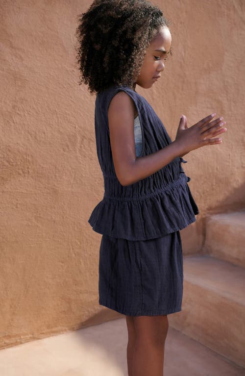 Next Kids' Sleeveless Top, Vest & Shorts Set In Blue