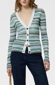 Missoni Mixed Stripe Rib Cardigan