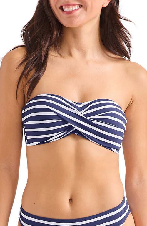 Tommy Bahama Coastline Stripe Twist Bandeau Bikini Top
