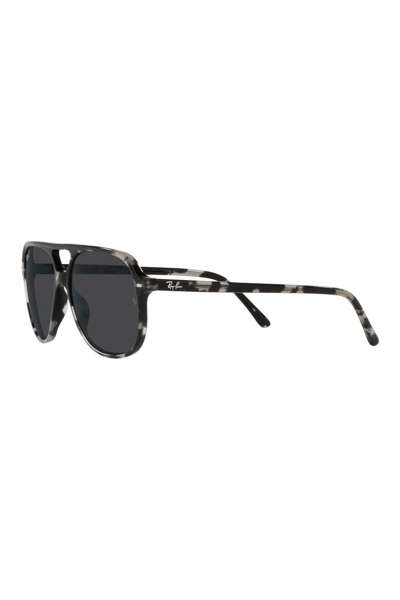 60mm Square Polarized Sunglasses, Alternate, color, GREY HAVANA/ POLAR BLACK