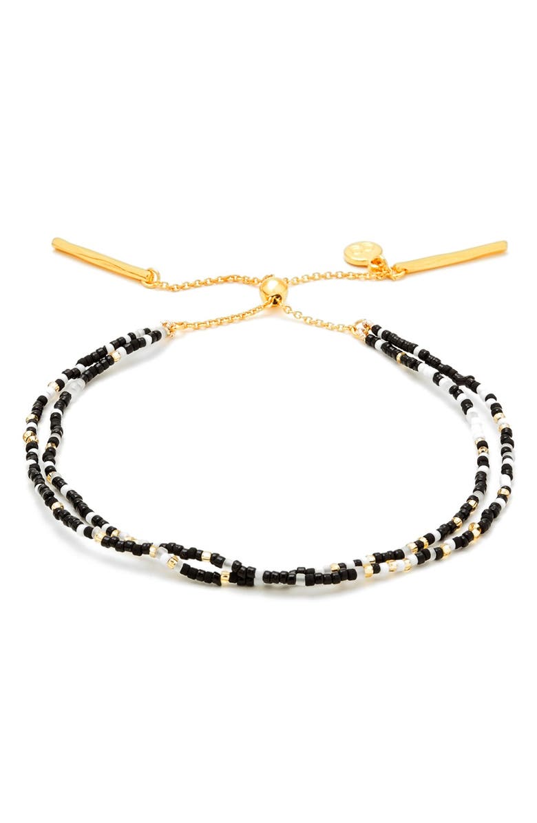 gorjana 'Taner Dagger' Double Strand Bead Bracelet, Alternate, color,