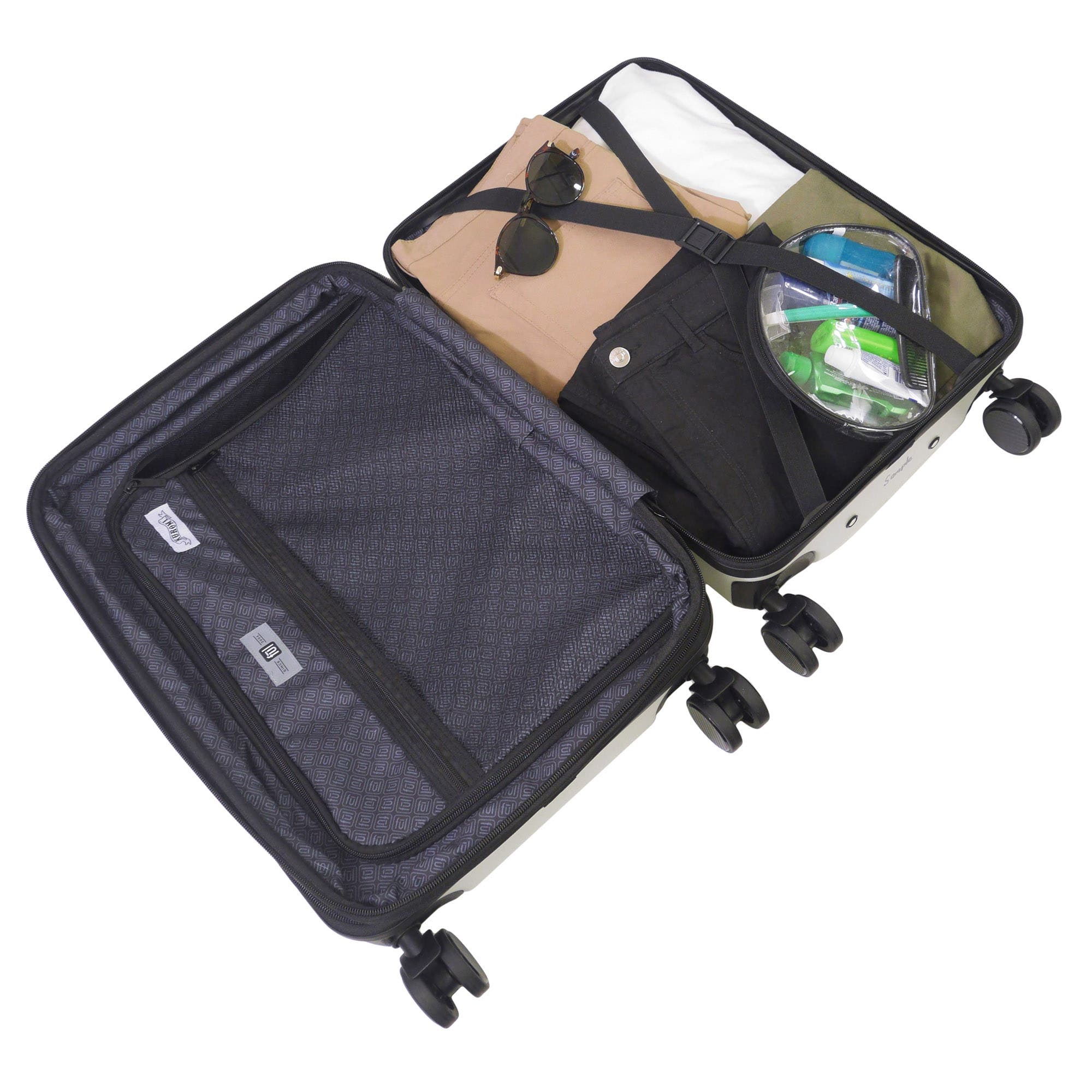 Ful Sanrio Kuromi 
My Melody 22.5" Hardside Carry-On Spinner, Alternate, color, Black