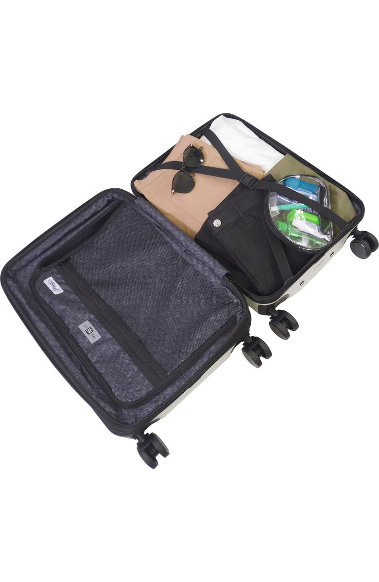 Ful Sanrio Kuromi & My Melody 22.5" Hardside Carry-On Spinner, Alternate, color, Black