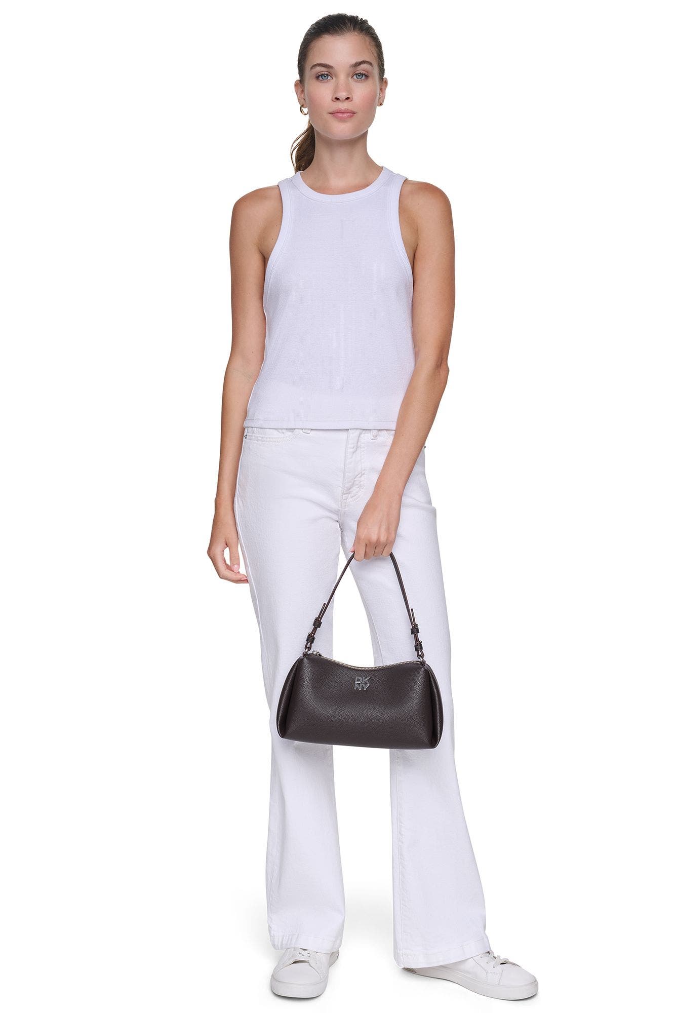 Remy Top-Zip Shoulder Bag, Alternate, color, Coffee Bean