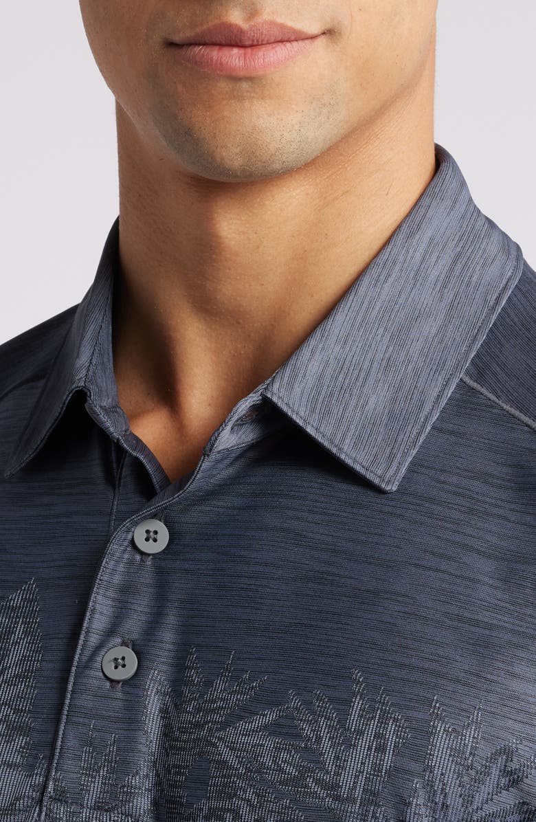 Tommy Bahama Palm Coast Hibiscus Border Recycled Polyester Polo, Alternate, color, 