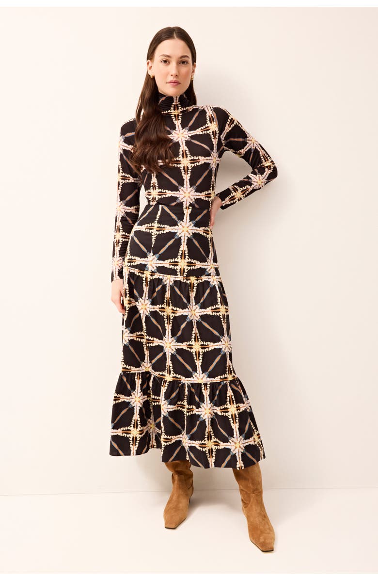 Marie Oliver Hines Skirt, Alternate, color, Polaris