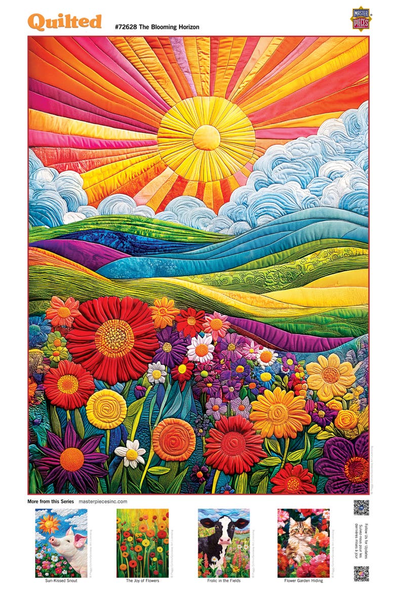 The Blooming Horizon 1000 Piece Puzzle, Alternate, color, Multicolor