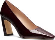 Stuart Weitzman Stassi Croc Embossed Leather Pump