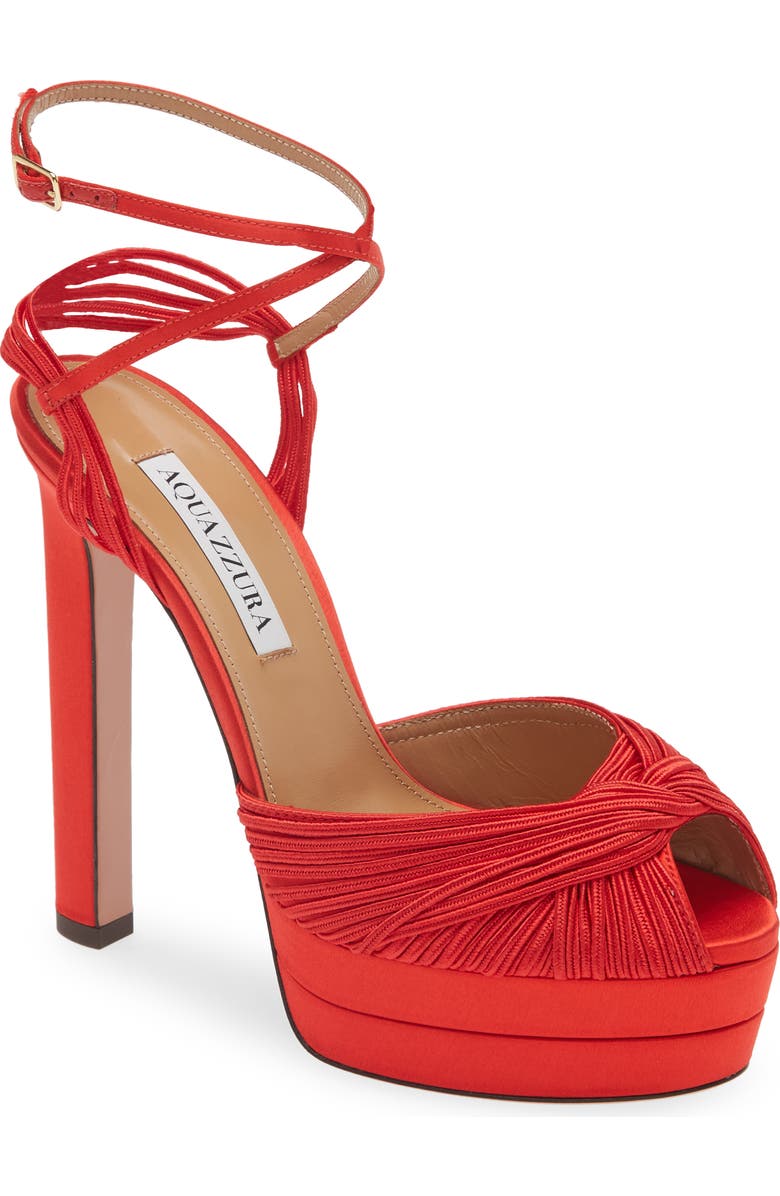 Aquazzura Bellini Beauty Platform Sandal, Main, color,