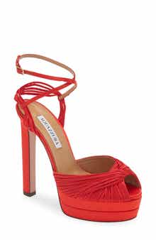 Aquazzura Bellini Beauty Platform Sandal