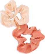 L. Erickson Assorted 2-Pack Gilded Scrunchies
