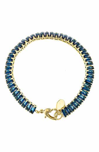 Rectangle Cubic Zirconia Tennis Bracelet