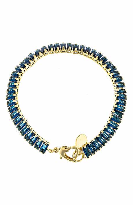 Rectangle Cubic Zirconia Tennis Bracelet
