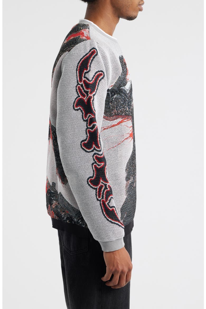 Dead Soldier Sweatshirt, Alternate, color, GRAY
