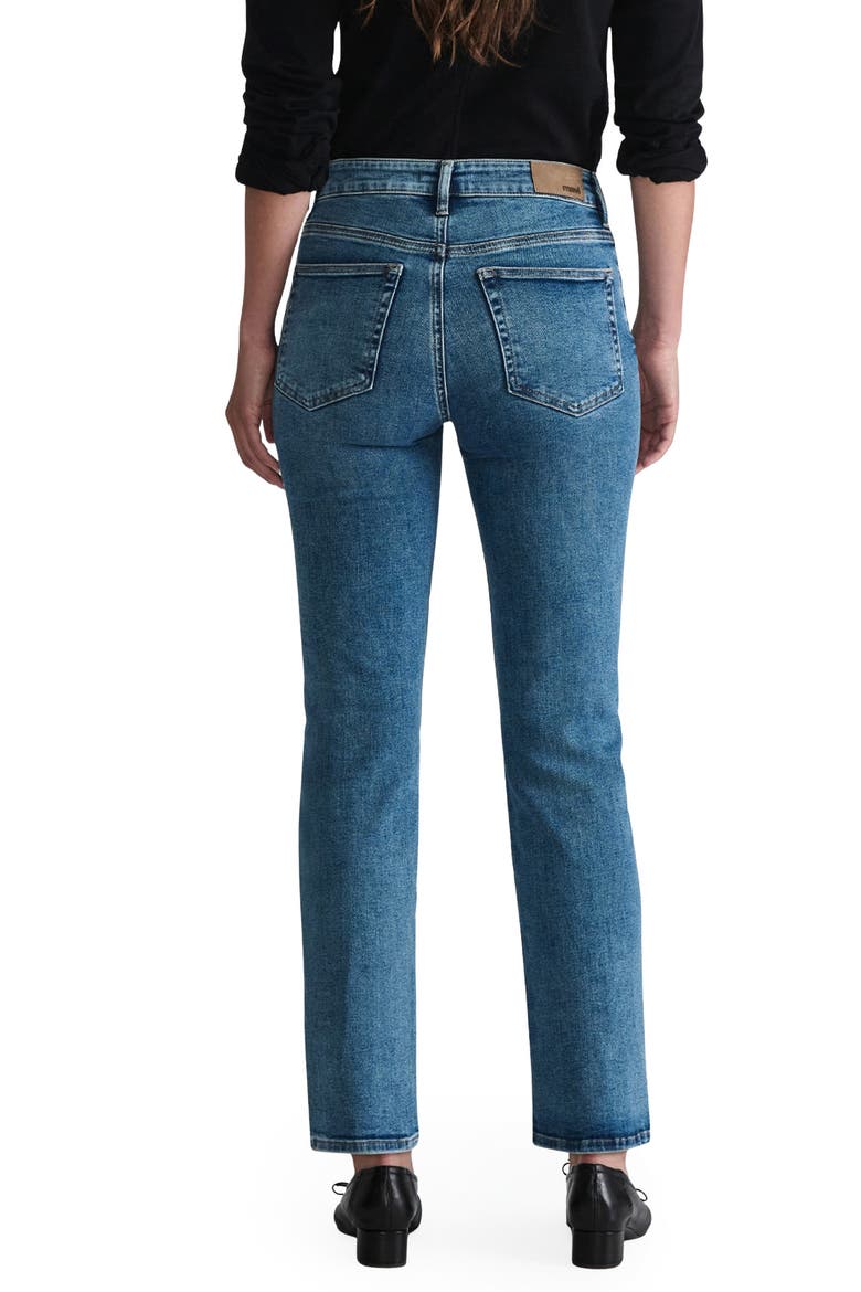 Kendra Straight Leg Jeans, Alternate, color, MID USED TRIBECA