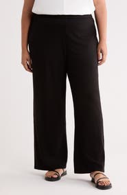 Eileen Fisher Rib Wide Leg Pants