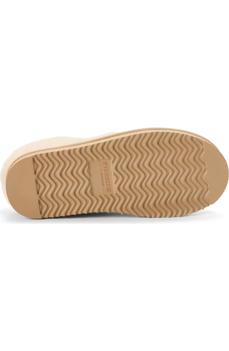 DEARFOAMS Fireside Adelaide Genuine Shearling Clog Slipper, Alternate, color, Sand