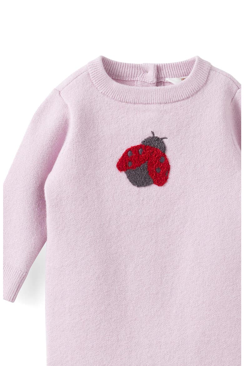 Organic Knit Long Sleeve All In One, Alternate, color, Thistle Lady Bugs