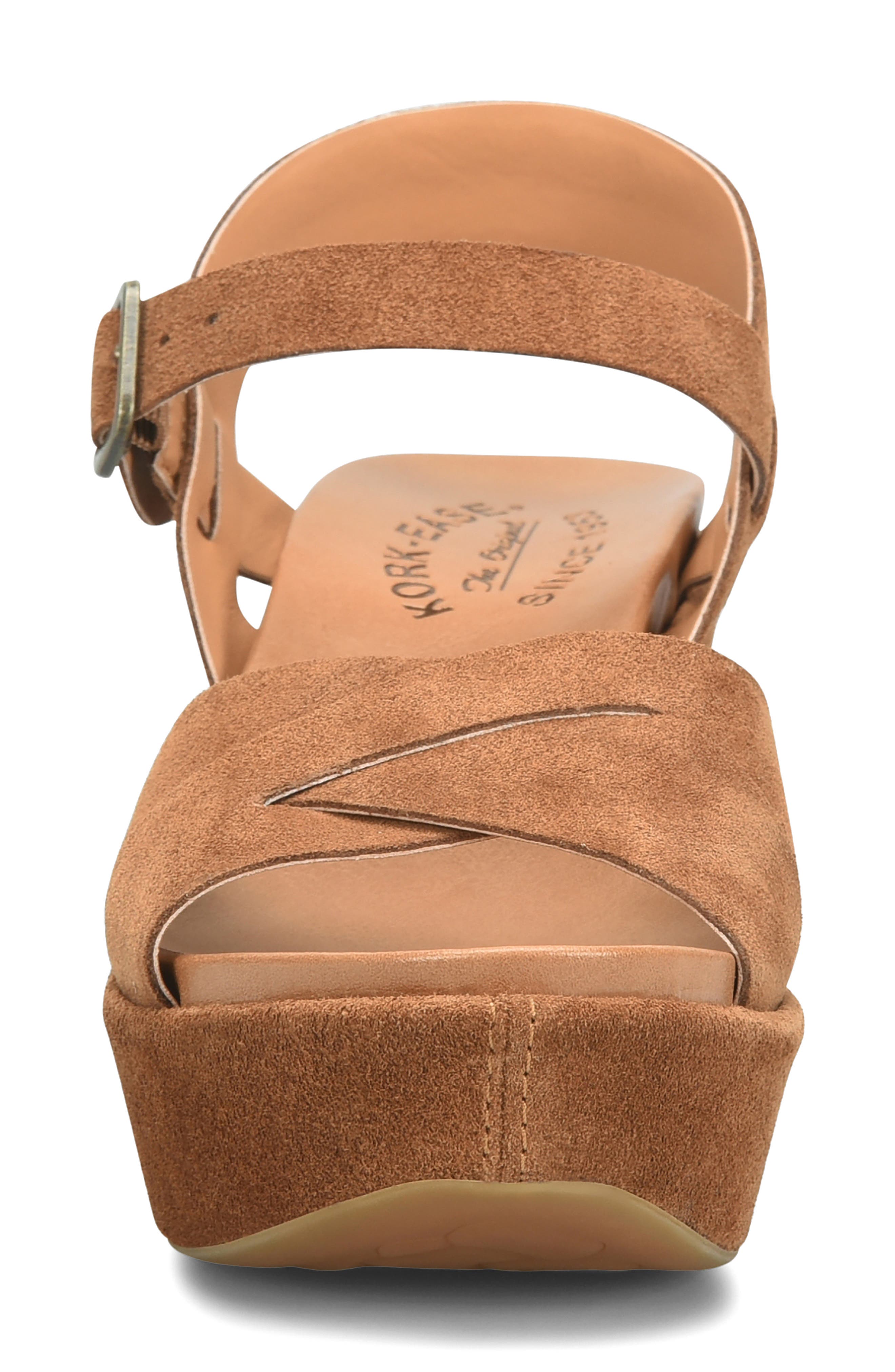 Kork-Ease<sup>®</sup> Ava 2.0 Platform Wedge Sandal, Alternate, color, Brown Suede