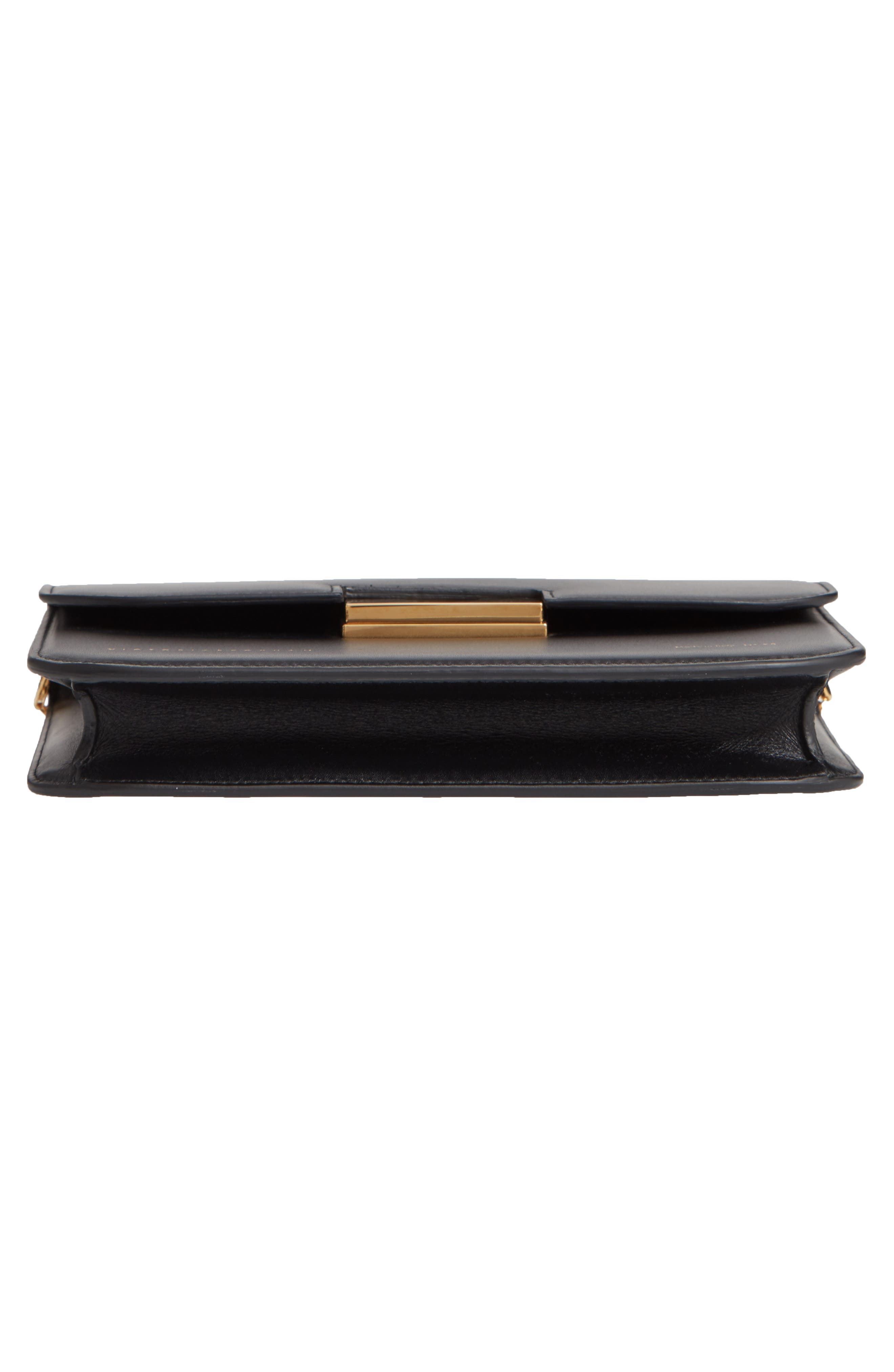 Victoria Beckham Eva Leather Clutch, Alternate, color, 