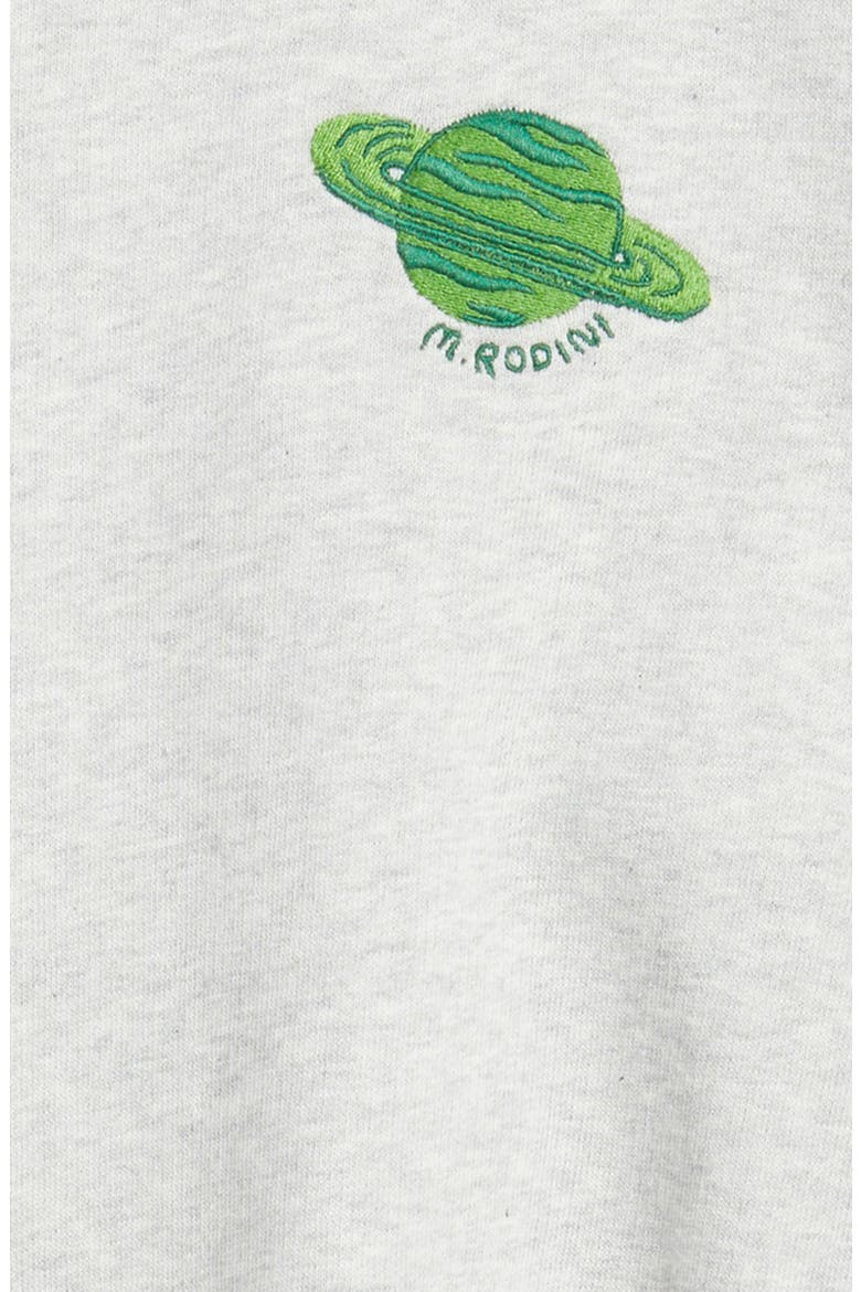 Kids' Planet Emblem Organic Cotton Crewneck Sweatshirt, Alternate, color, GREY MELANGE