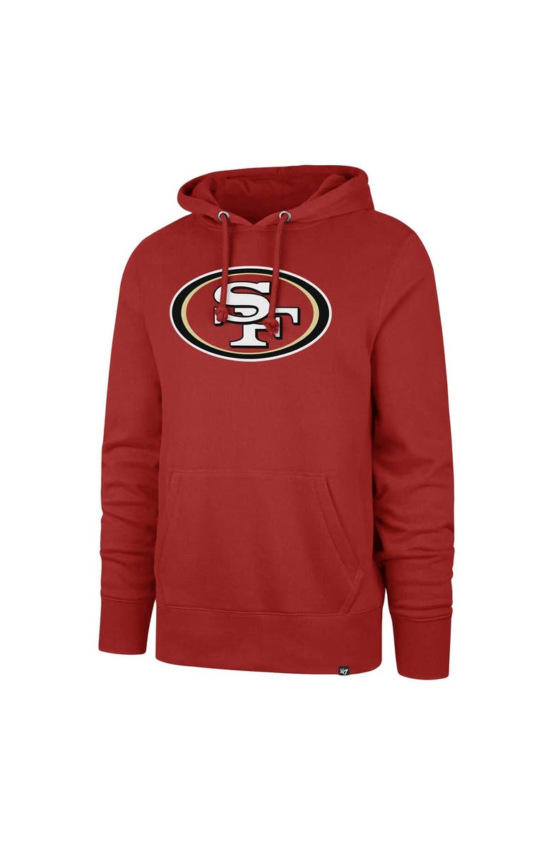 '47 Men's '47 Scarlet San Francisco 49ers Imprint Headline Pullover Hoodie, Alternate, color, Scarlet