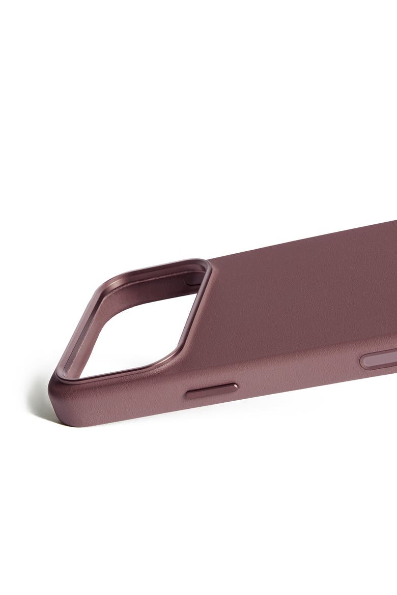 Full Leather Case for iPhone 17 Pro Max, Alternate, color, Bronze Red
