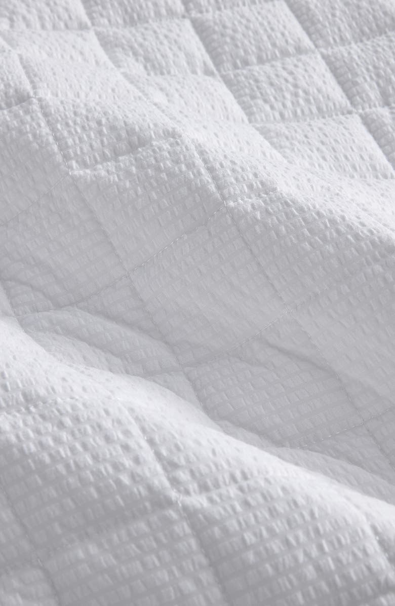 Woven & Weft Seersucker Quilt Set, Alternate, color, White