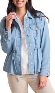 Tommy Bahama Chambray Utility Jacket