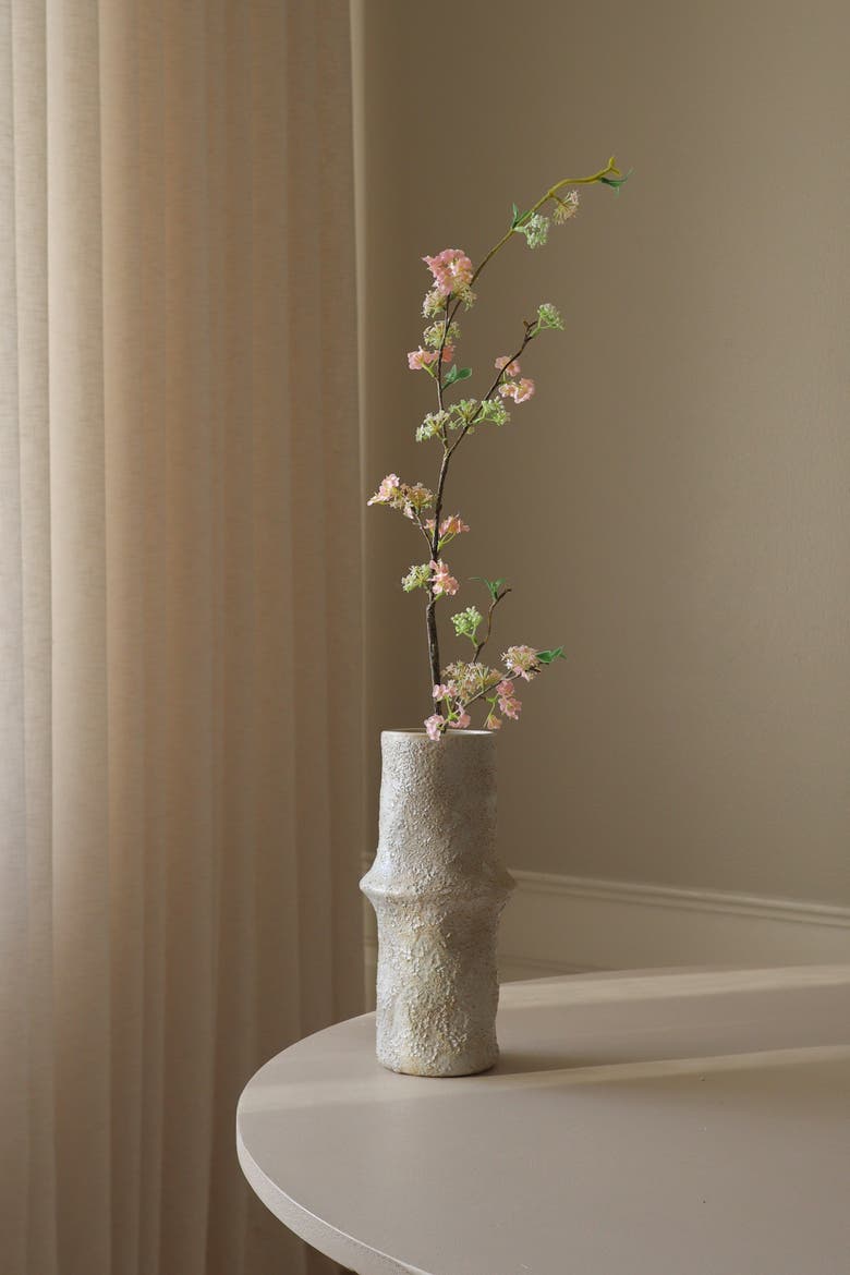 Pink Snow Willow Branch, Alternate, color, Pink