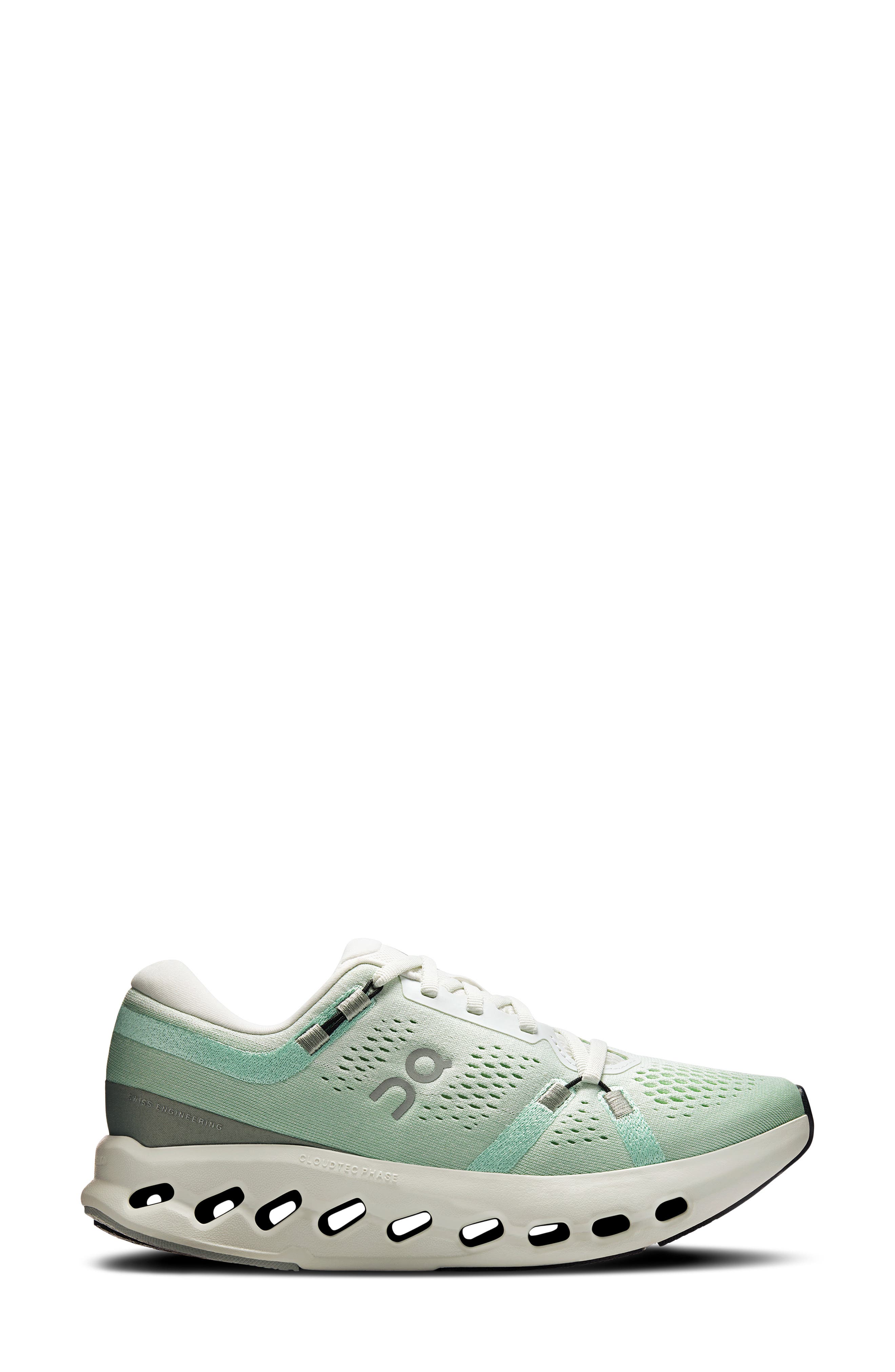 On Cloudsurfer 2 Running Shoe, Alternate, color, Ivory/ Creek